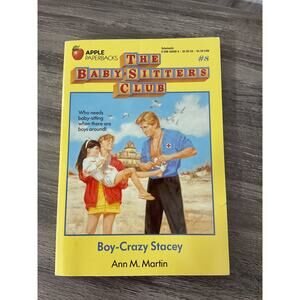 1987 Paperback The Babysitters Club “Boy-Crazy Stacey”  by Ann M. Martin